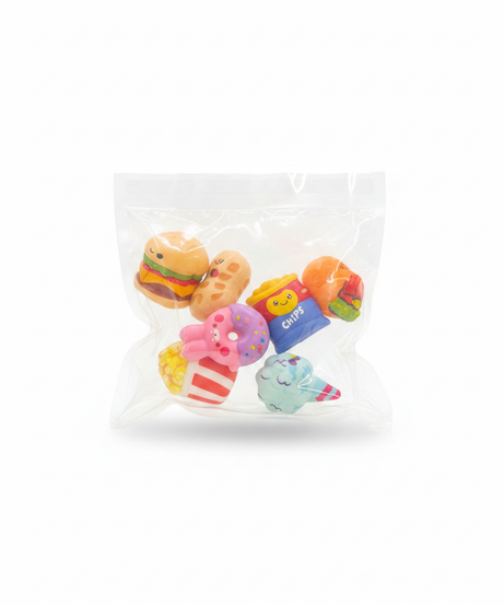 Assorted Food-Themed Squishy Toy Set