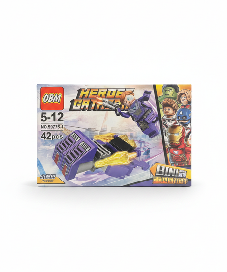 OBM Heroes Gather Pepper Heavy Duty Pullback Vehicle Building Set (No.99775-1)