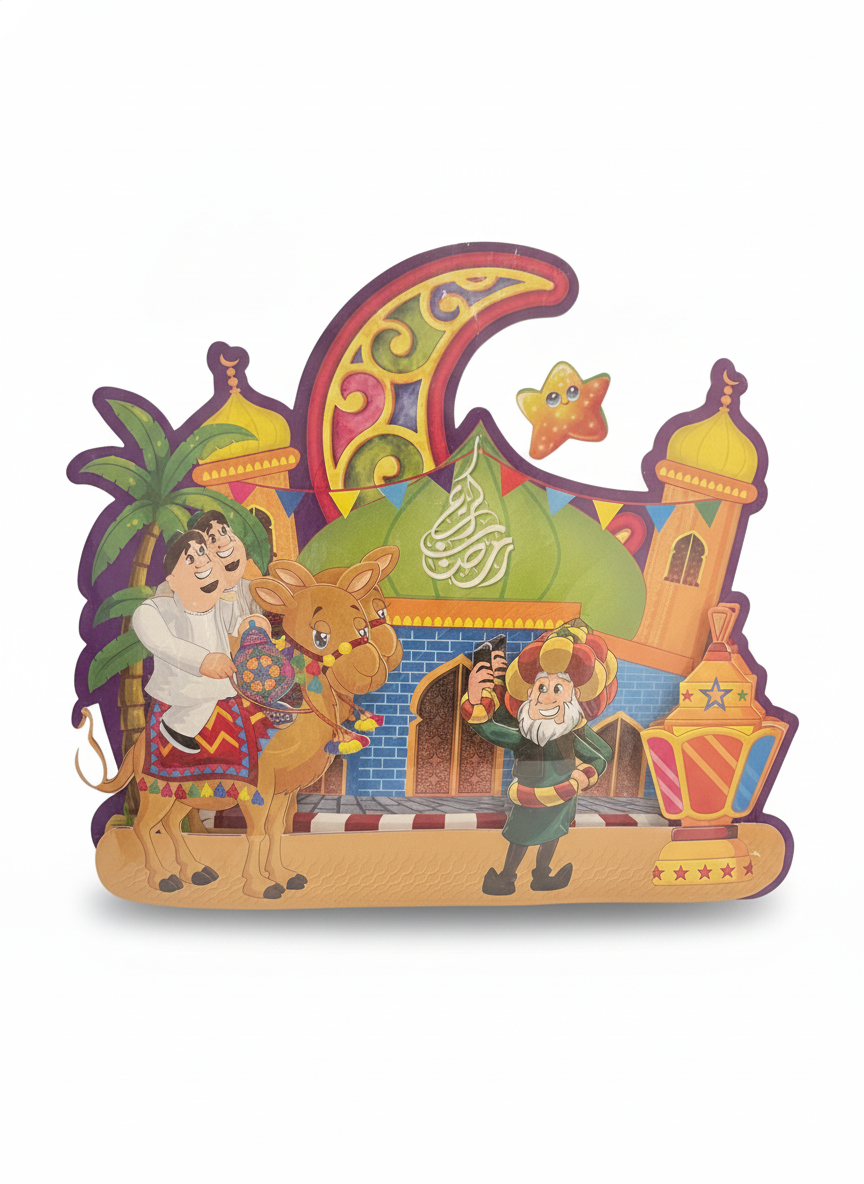 Ramadan 3D Cartoon Display