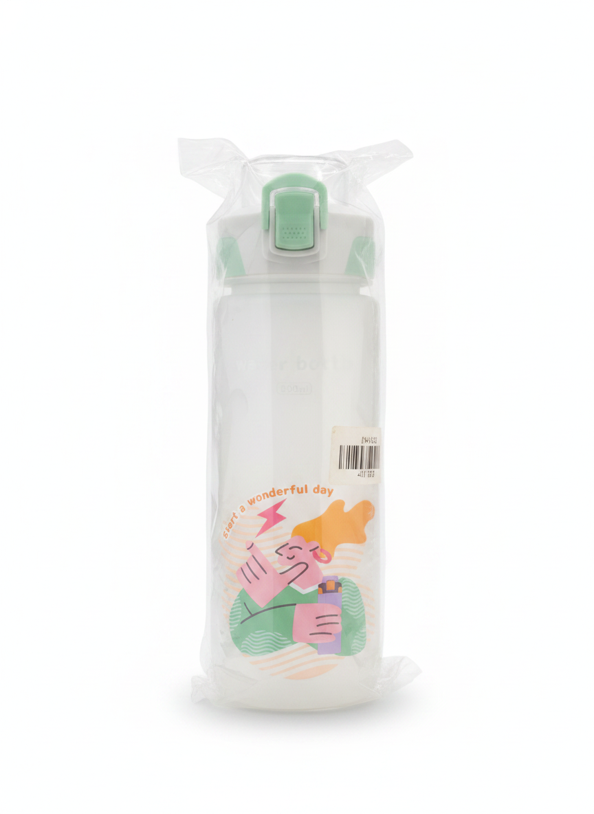Water Bottle 800ml 'Start a Wonderful Day'