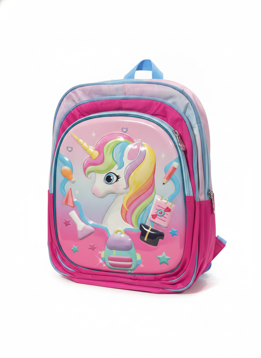 Magical 3D Unicorn Kids Backpack