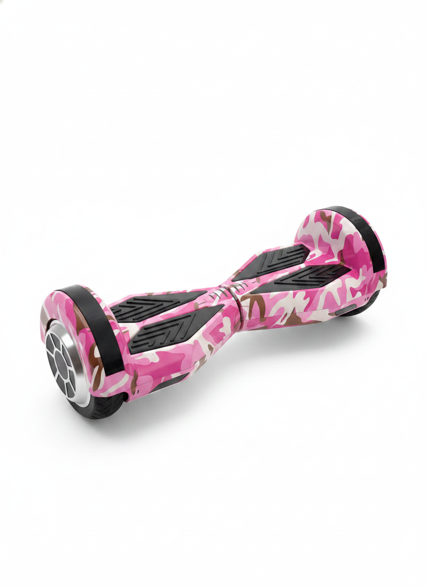 Pink Camouflage Self-Balancing Hoverboard