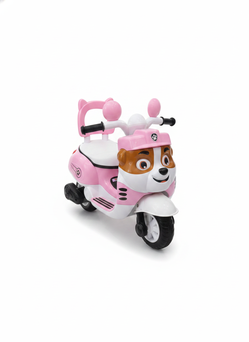 Pink Paw Patrol Skye Inspired Kids' Ride-On Scooter
