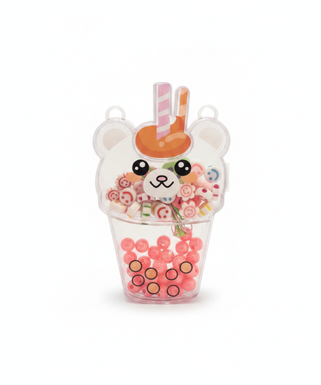 Kawaii Bear Bubble Tea Bead Craft Kit