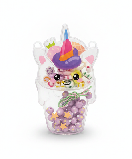 Unicorn Boba Charm & Bead Kit