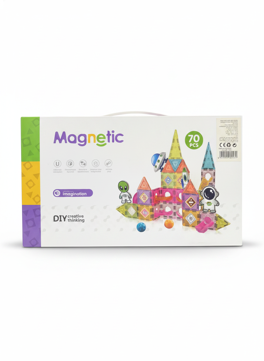 Magnetic Building Tiles 70 PCS