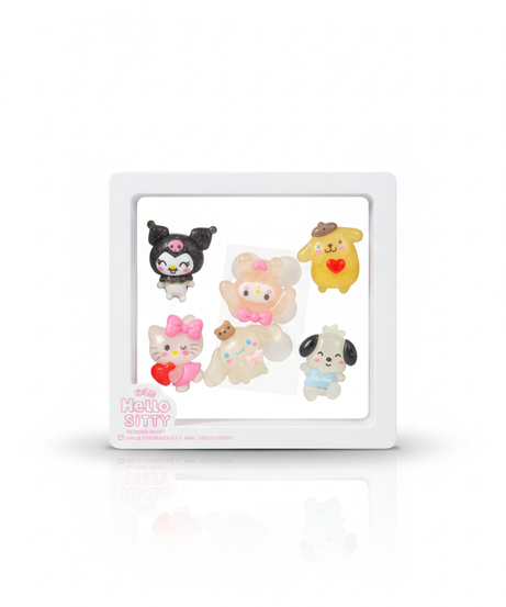 Sanrio Characters Collectible Mini Figures Display Set