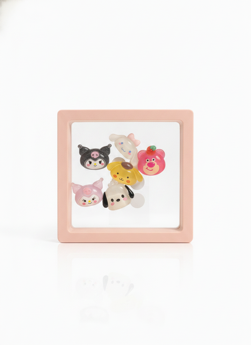 Cute Character Hair Clip & Charm Collection