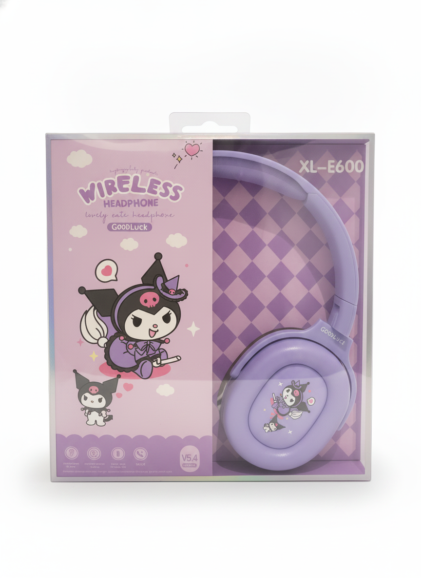 GoodLuck Kuromi XL-E600 Wireless Headphone