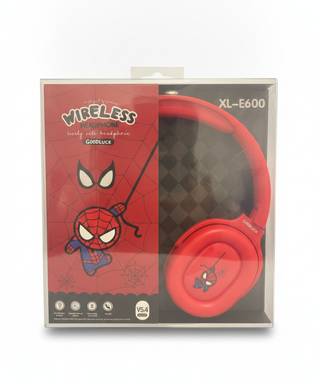 GoodLuck XL-E600 Wireless Lovely Cute Spiderman Headphone