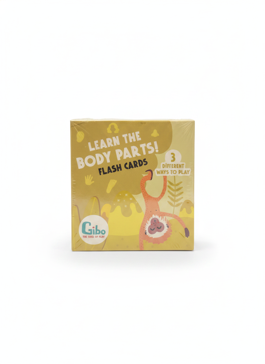 Gibo Learn The Body Parts! Flash Cards