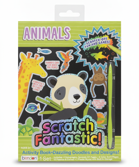 Bendon Animals Scratch Fantastic! Activity Book