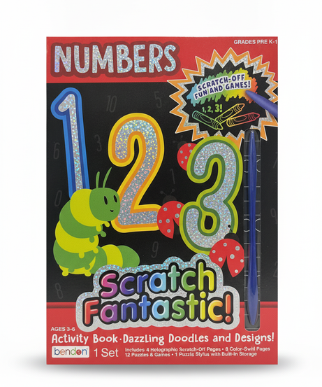 Bendon Numbers Scratch Fantastic! Activity Book