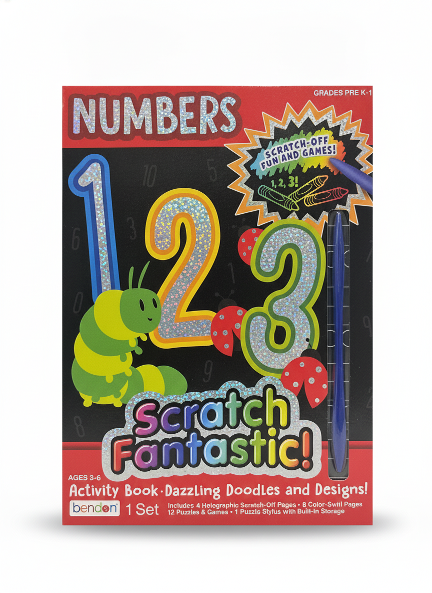 Bendon Numbers Scratch Fantastic! Activity Book