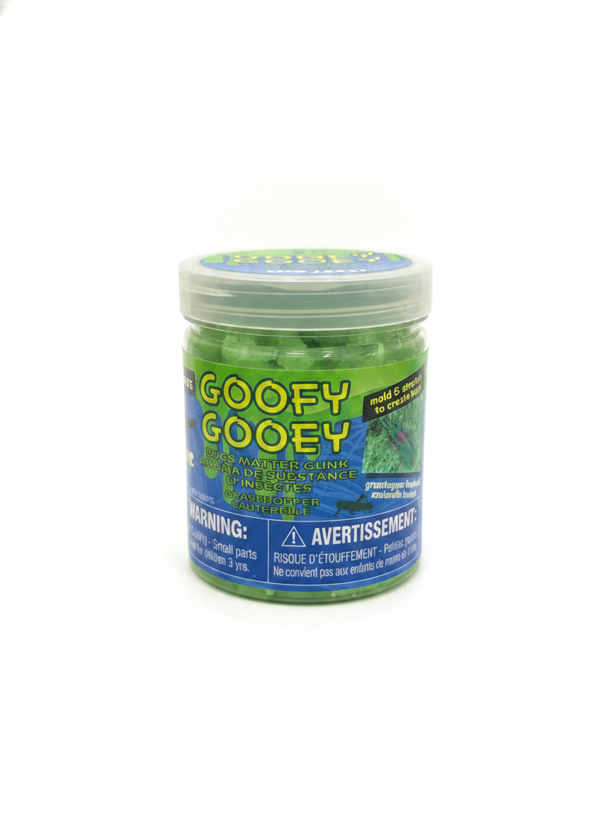 Goofy Gooey Bugs Matter Gunk - Grasshopper