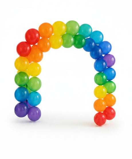 Rainbow Balloon Arch Decoration Kit