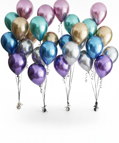 A Pack of 1 Colorful Shiny Balloons Suitable for Various Occasions