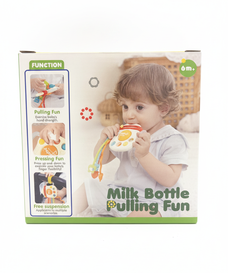 Milk Bottle Pulling Fun