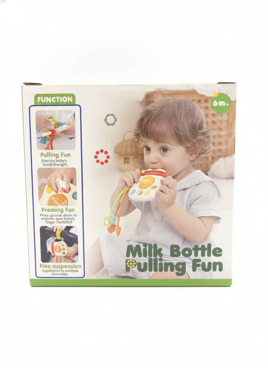 Milk Bottle Pulling Fun
