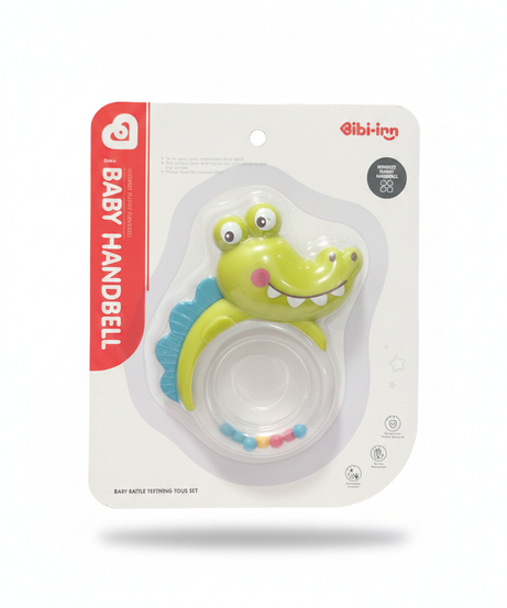 bibi-ing Baby Funny Handbell Rattle Teething Toy