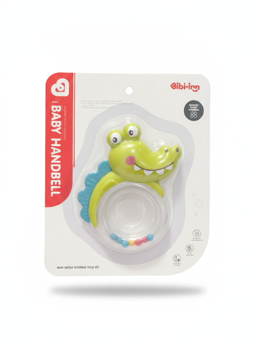 bibi-ing Baby Funny Handbell Rattle Teething Toy