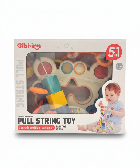 Bibi-inn 5-in-1 Pull String Toy (Baby Toys Series)