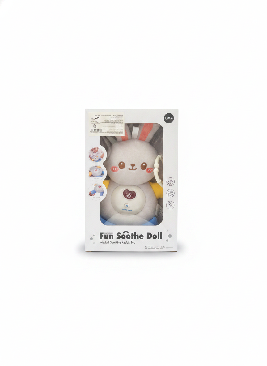 Fun Soothe Doll Musical Soothing Rabbit Toy