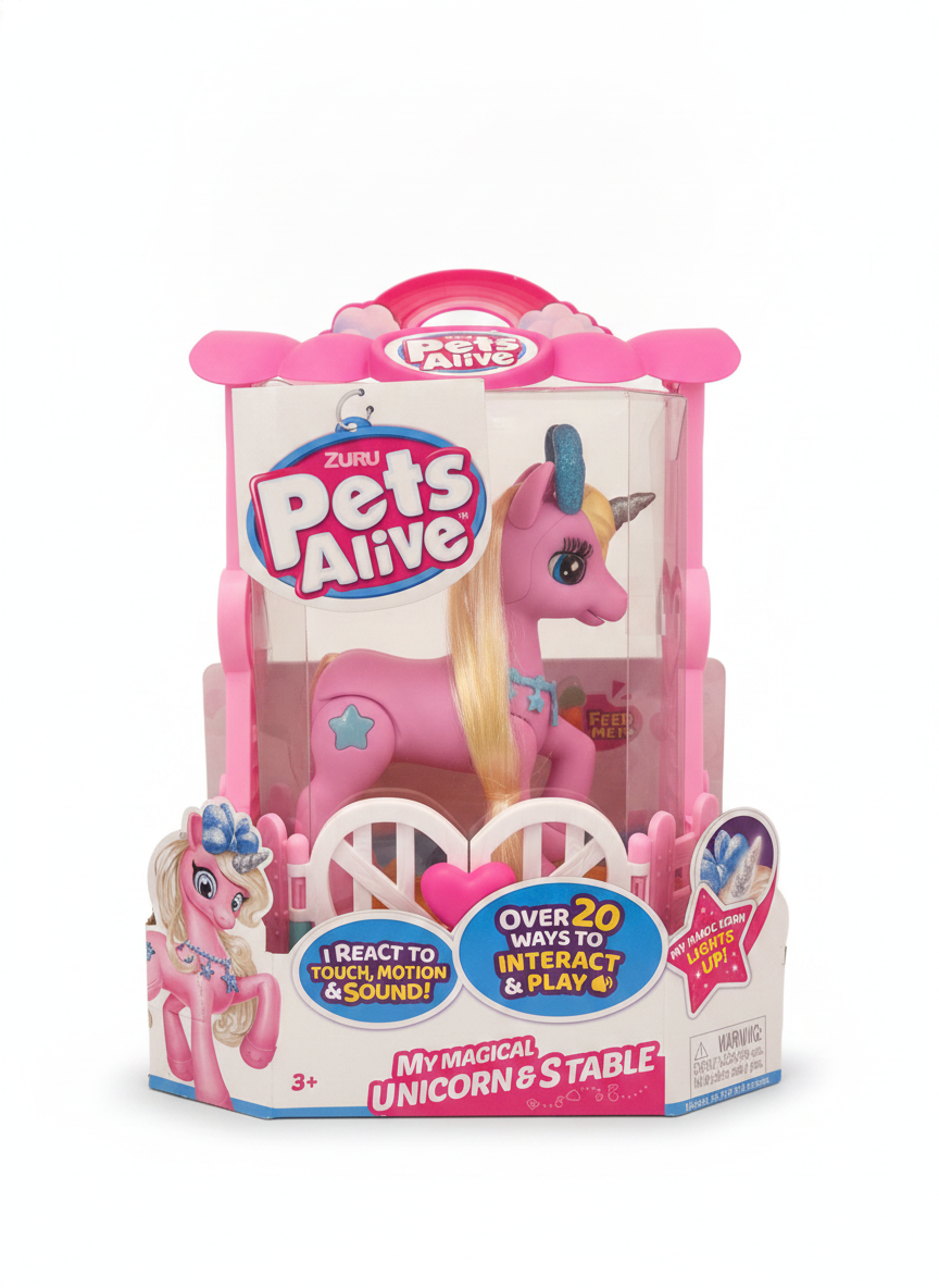 Zuru Pets Alive My Magical Unicorn & Stable