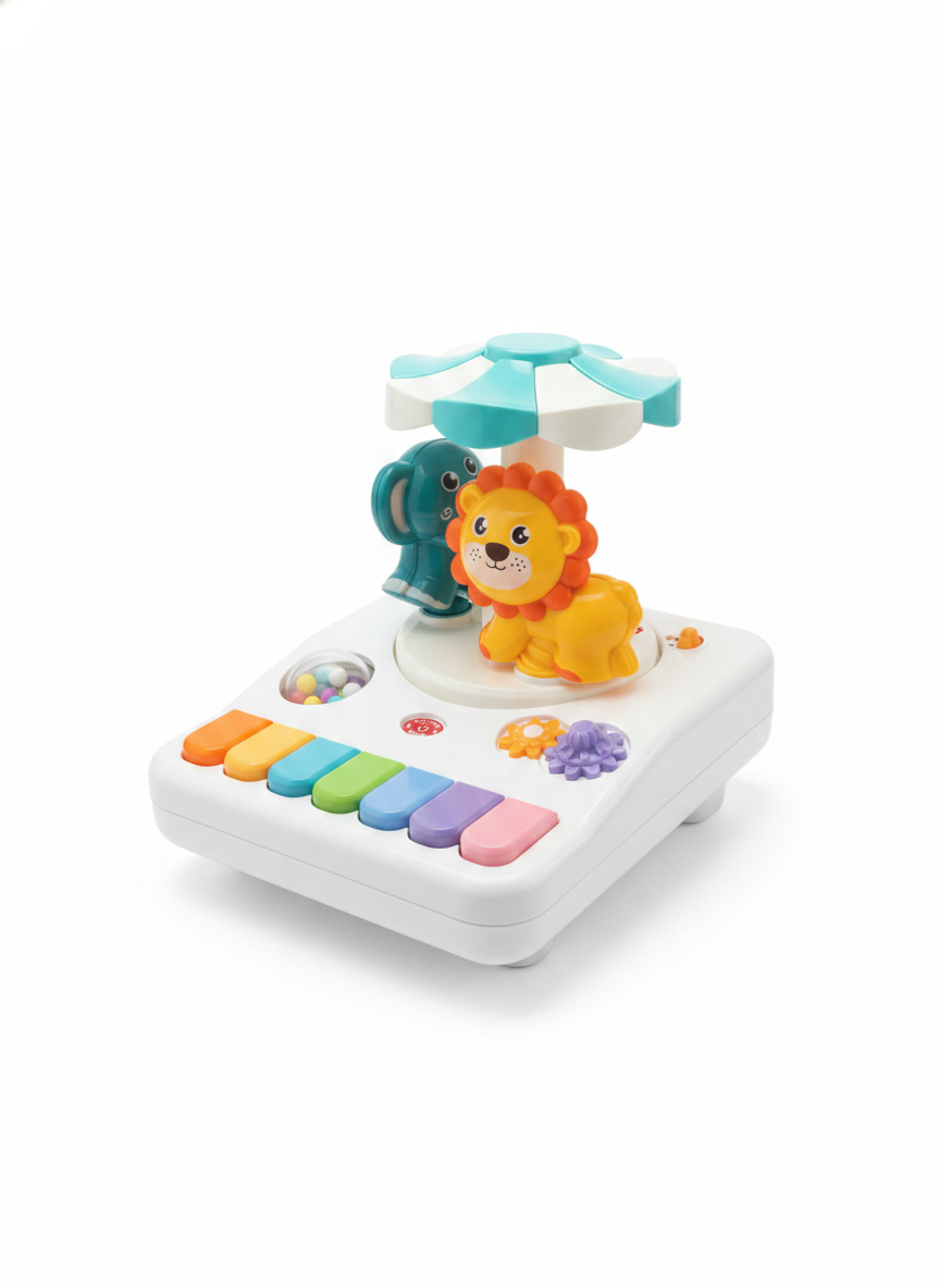 Baby Animal Musical Carousel Activity Toy