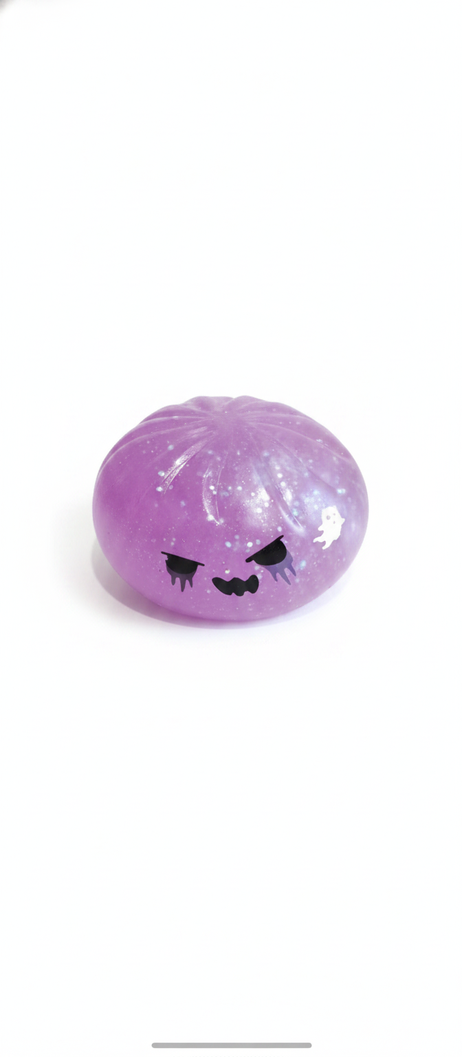 1pc Halloween Big Baozi with Steamer, Fun Quirky, Softly Shaped, Non-Sticky Halloween Party Holic