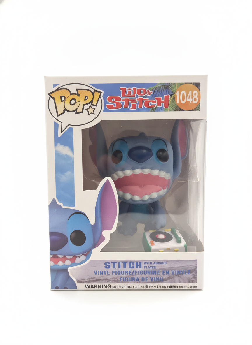 Pop! Lilo & Stitch Stitch with Record Player #1048
