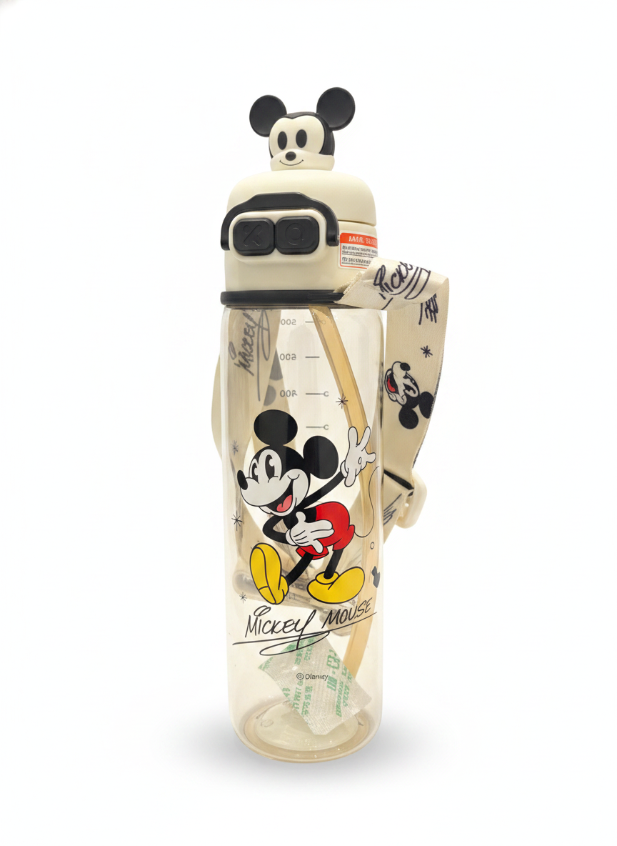 Disney Mickey Mouse Character Water Bottle