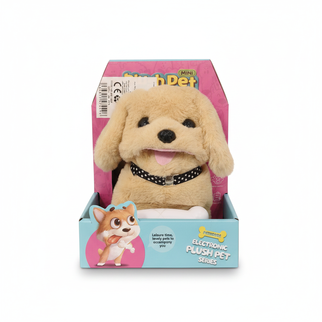 PetHouse Mini TouchPet Electronic Plush Pet (Golden Retriever)