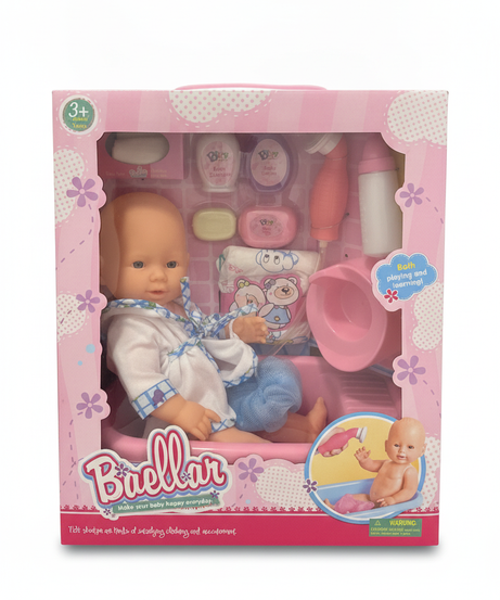Baellar Baby Doll Bathtime Play Set