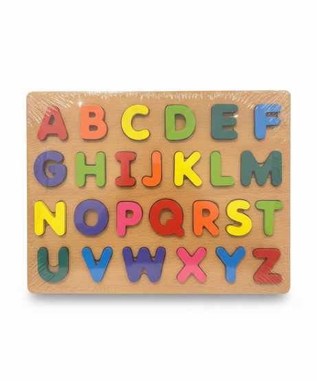 Wooden Alphabet Letter Puzzle Board