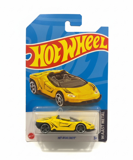 Hot Wheels Yellow 'Fastest' Roadster Die-Cast Car