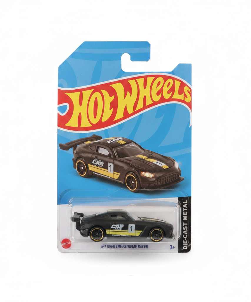 Hot Wheels Fly Over The Extreme Racer Car