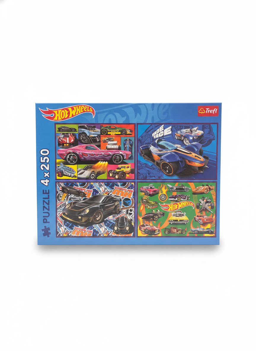 Hot Wheels Puzzle 4 x 250 (Trefl)