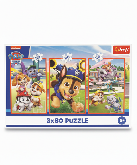 Trefl Paw Patrol 3x80 Puzzle Set