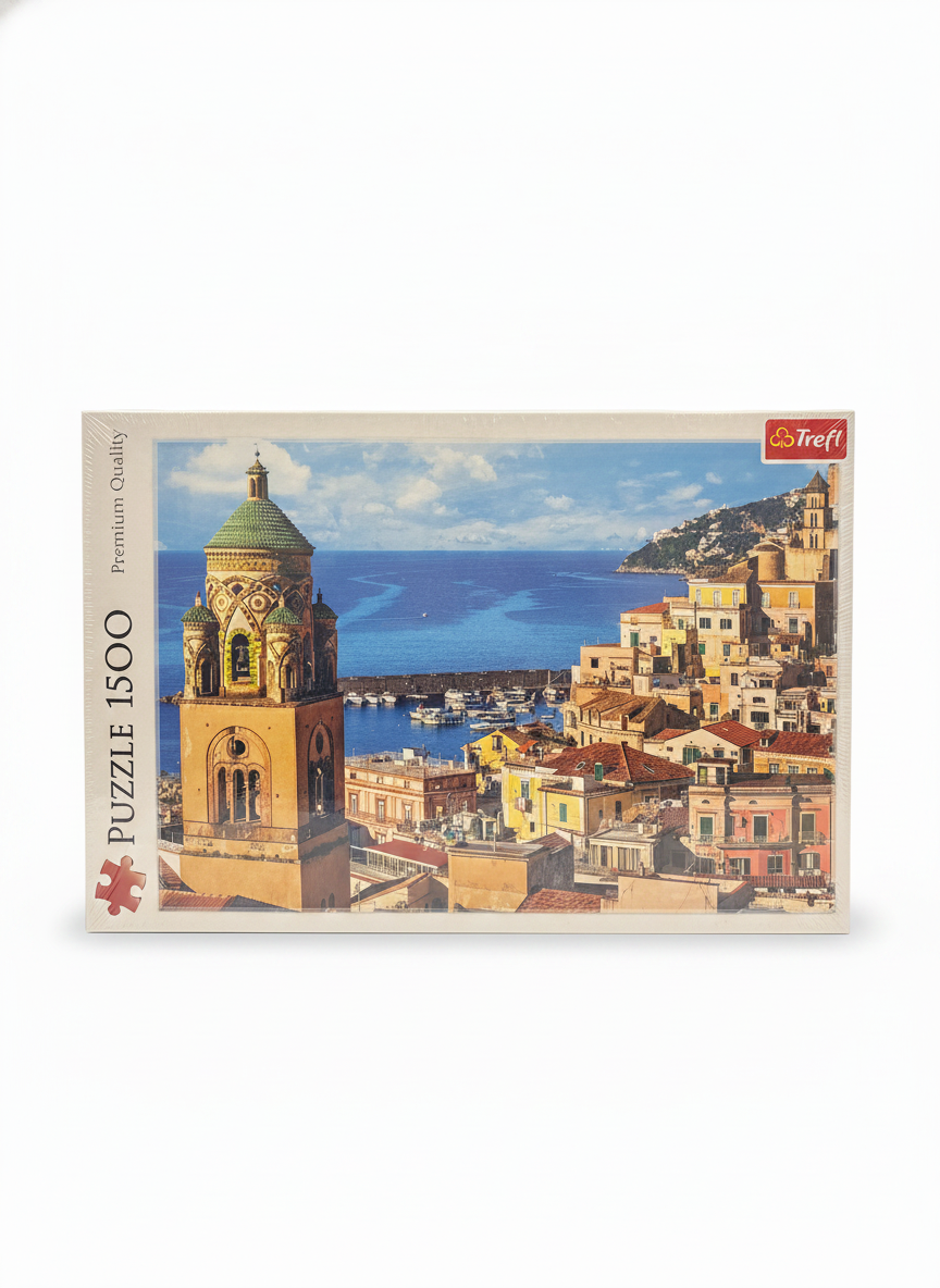 Trefl 1500 Piece Premium Quality Puzzle: Mediterranean Coastal Town