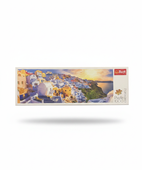 Trefl Panorama Puzzle - Santorini Sunset 1000 Pieces