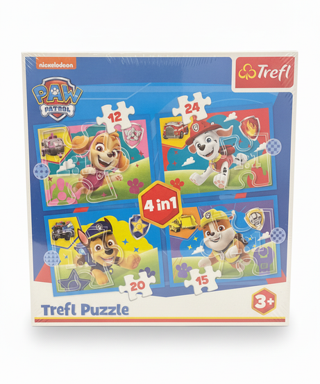 Trefl Paw Patrol 4-in-1 Jigsaw Puzzle Set