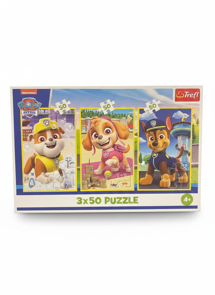 Nickelodeon Paw Patrol 3x50 Puzzle by Trefl