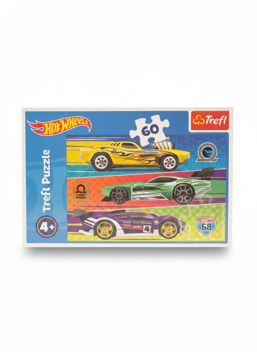 Hot Wheels Trefl Puzzle