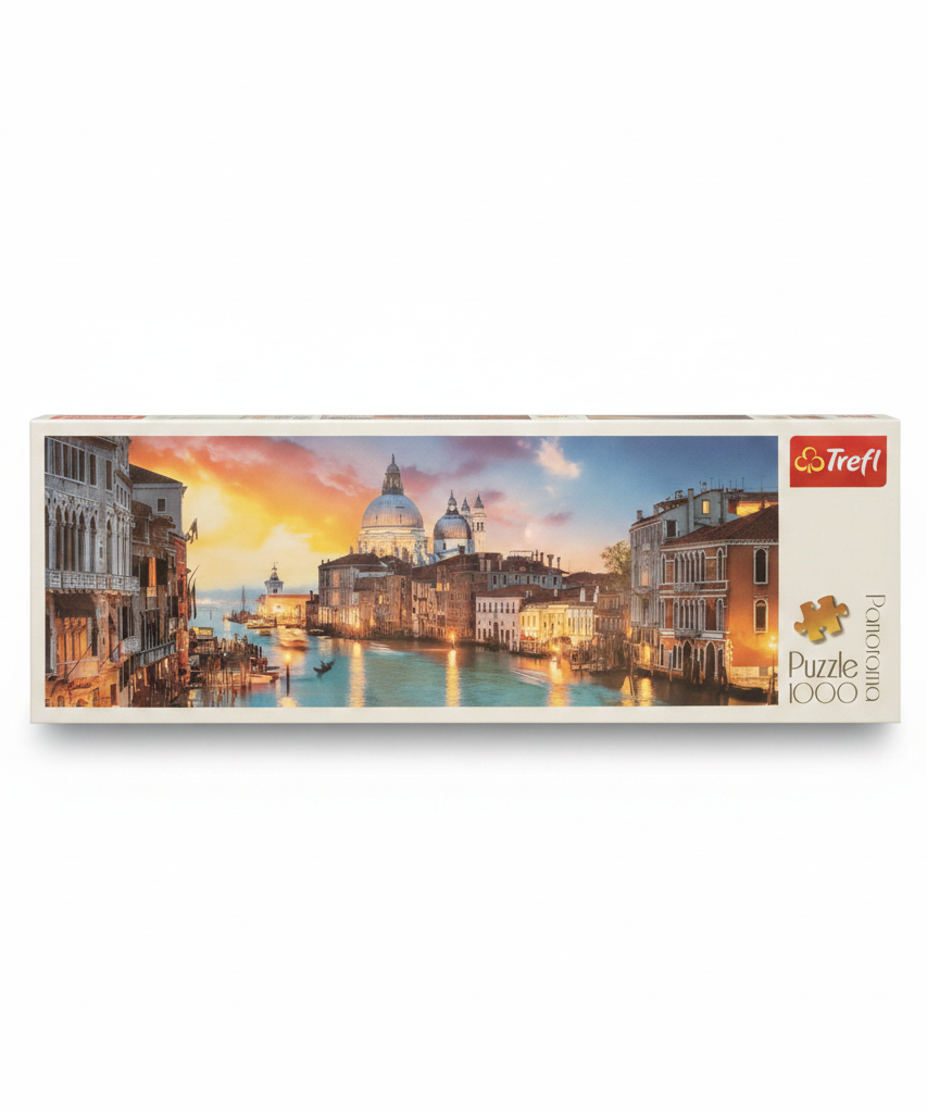 Trefl Panorama Puzzle - Venice at Dusk, 1000 Pieces