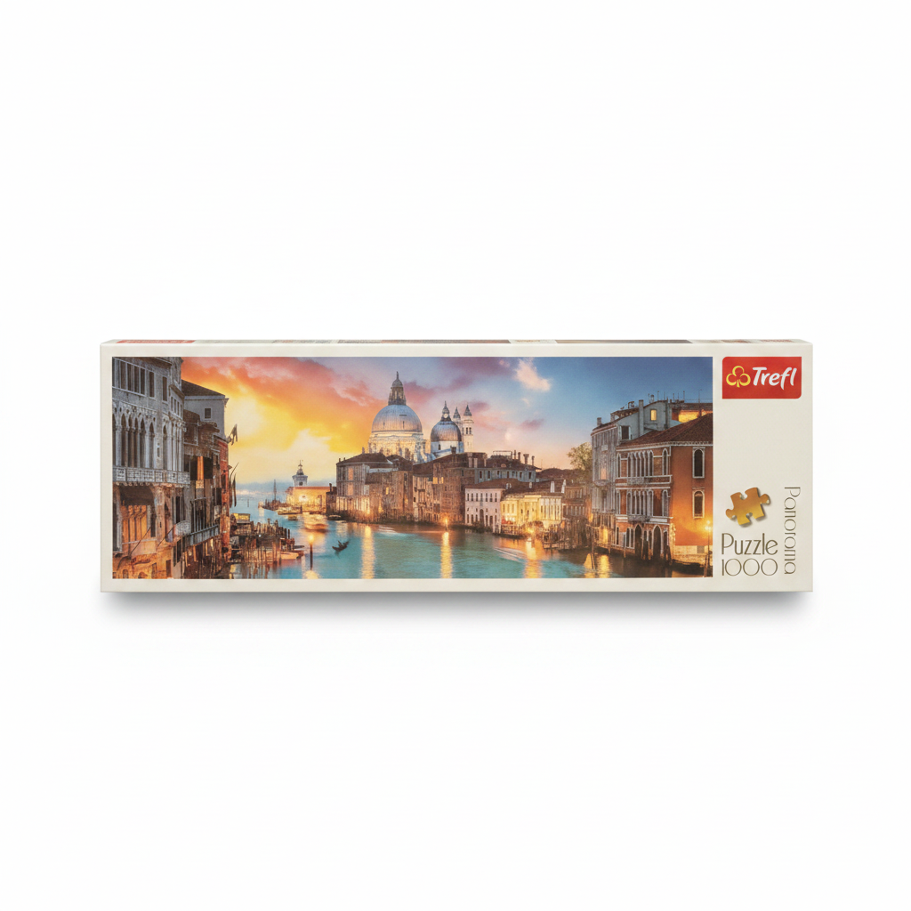 Trefl Panorama Puzzle - Venice at Dusk, 1000 Pieces