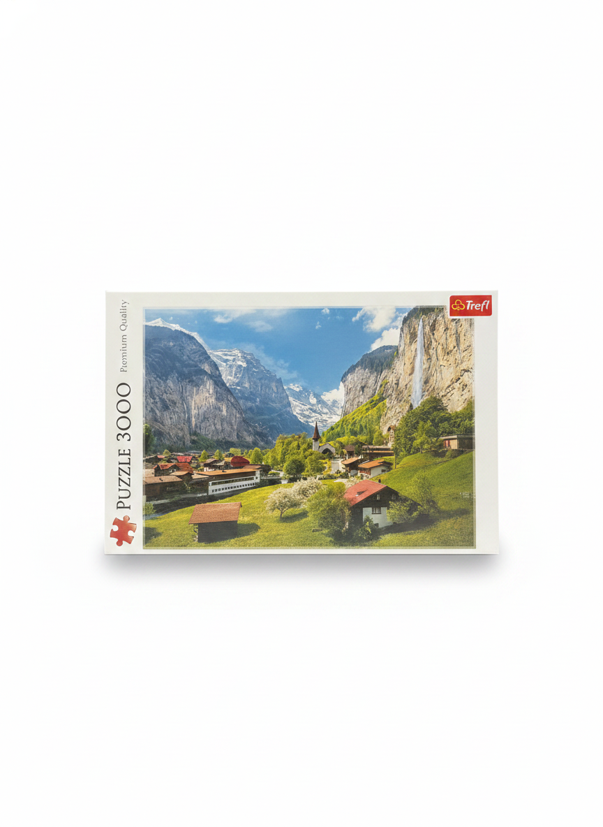 Trefl 3000 Piece Premium Quality Jigsaw Puzzle - Lauterbrunnen Valley, Switzerland