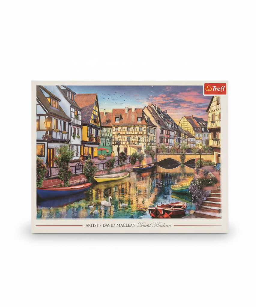 Trefl Premium Quality Puzzle 2000 - Canal Town by David Maclean