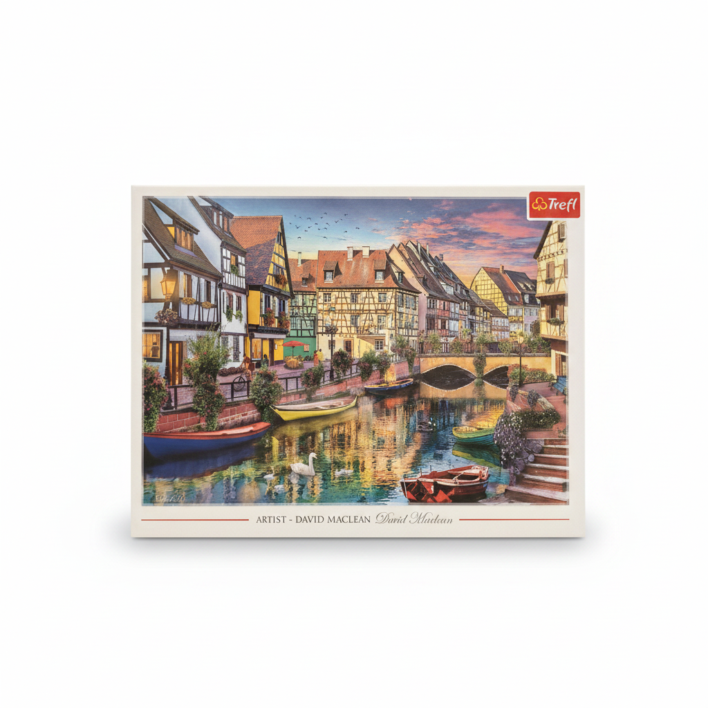 Trefl Premium Quality Puzzle 2000 - Canal Town by David Maclean