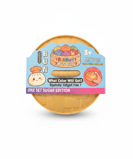 Squishy Bun Mystery Rainbow Sugar Edition
